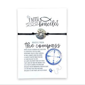 🌻3/$18 or 5/$25🌻Rooted & Rising Advice From The Compass Faith Bracelet